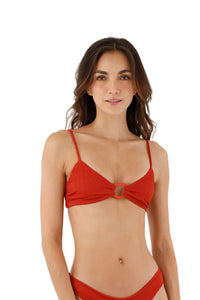 Textured WayneTerra Red Mazu Top